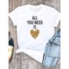 Garment Top Cute Simple Aerial Bird Print Short Sleeve T-shirt Vintage Clothes  Harajuku  Women Clothes  Oversized T Shirt