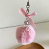 Y2K Pink Y2K Phone Chain Hairball Phone Case Pendant Mobile Phone Lanyard  Car Key Chains