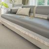 Summer Cool Sofa Cushion Summer  New Cold Combination Sofa Universal Straight Row Seat Cushion Cover Towel