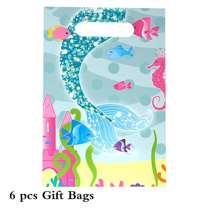 Mermaid Party Decoration Tableware Set Happy Birthday Baby Shower Kid Favor Gift Mermaid Party Decoration Tableware Set Happy Birthday Baby Shower Kid Favor Gift