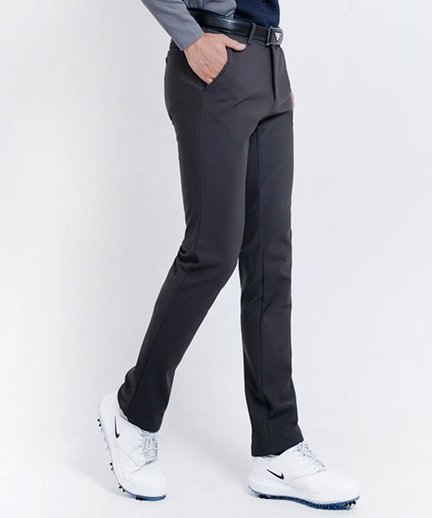 DOWNBLOW Fw Men'S Golf Wear Side-Banded Fleece-Lined Pants