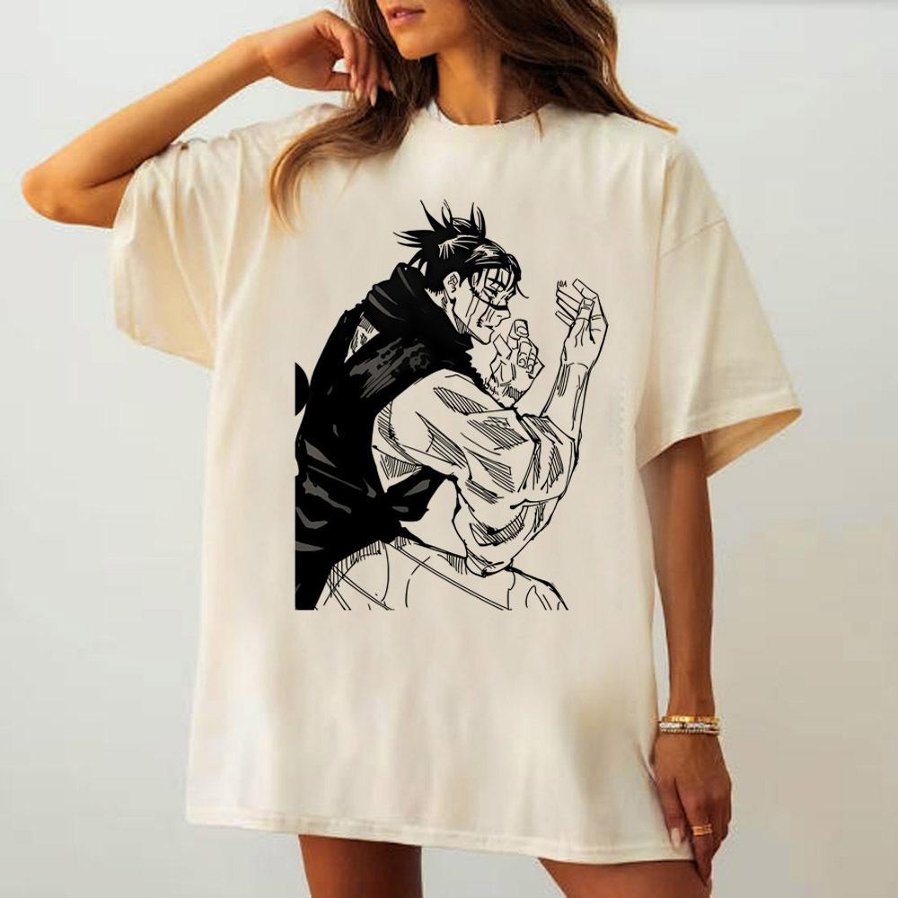 Choso tshirt female harajuku Psychedelic aesthetic kawaii tshirt Punk Comfortable graphic korean clothes Pop Culture Graphic S