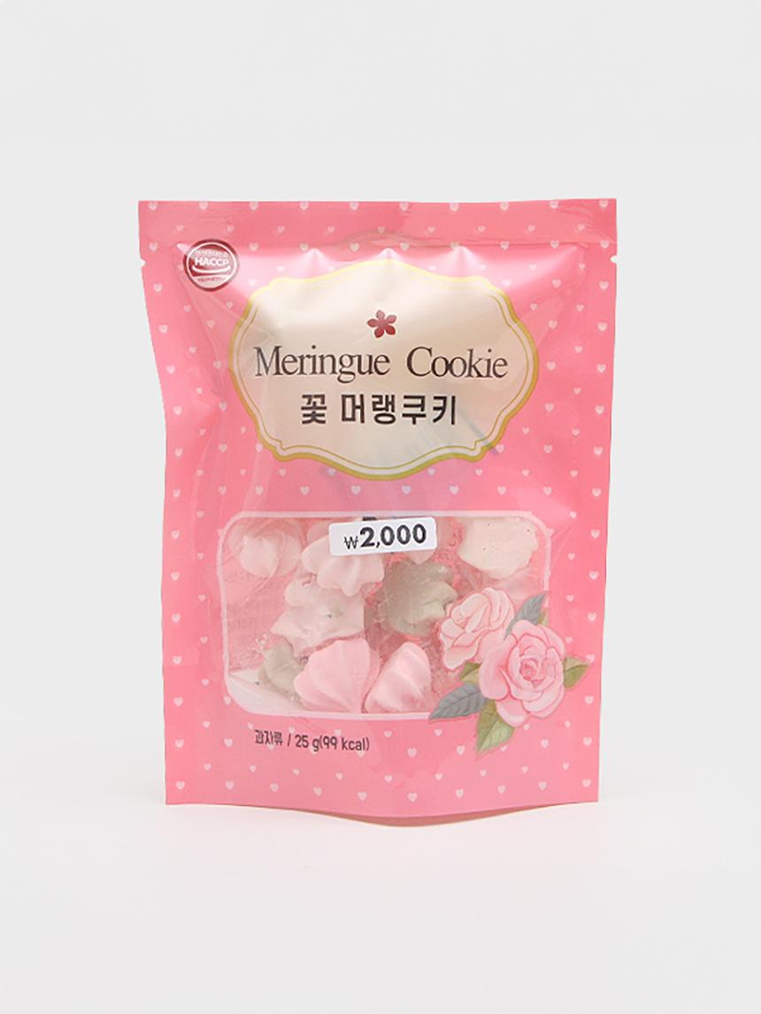 Flower Shaped Meringue Cookies 25g 1ea