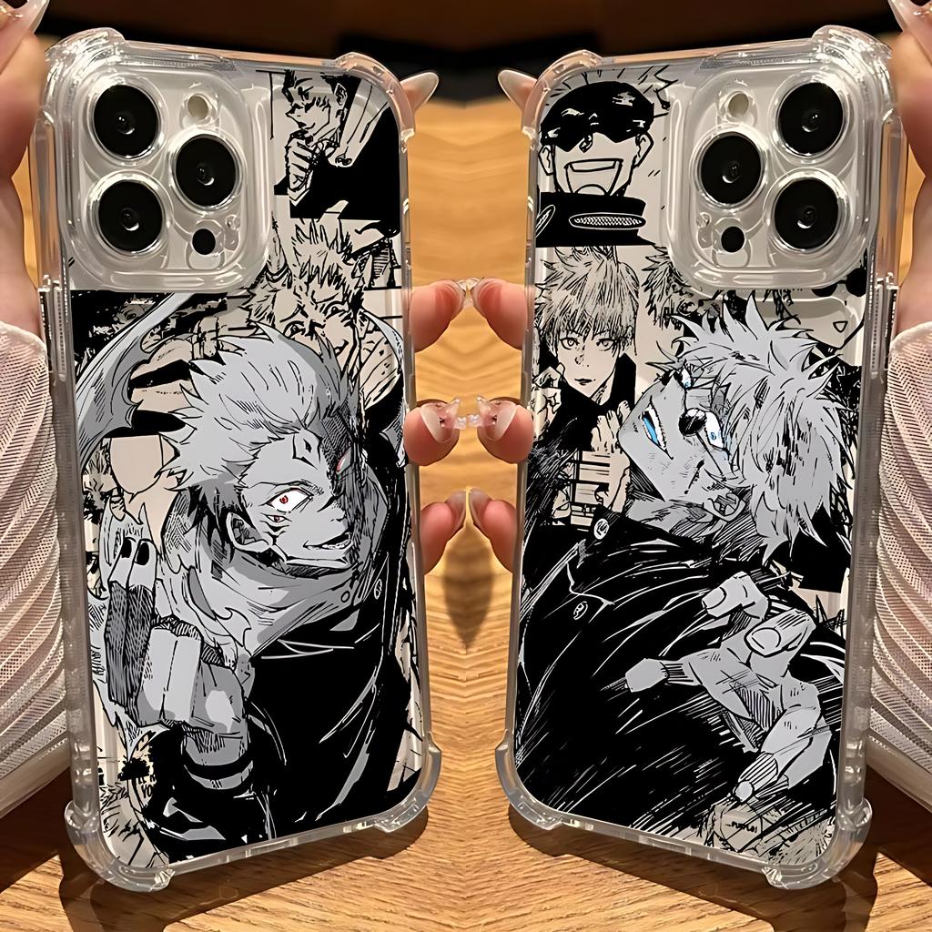 Jujutsus Anime Kaisens Phone Case For Samsung Galaxy S25 S24 S23 S22 S21 S20 Note20 Edge FE Ultra Plus 4G 5G Anti Fall TPU Cover