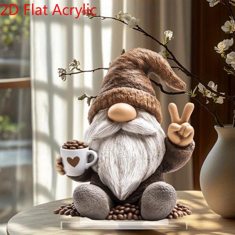 

Рождественский Хэллоуин Пасхальный Гном Орнамент 2D Рождественский Очаровательный Декор для Дома Офиса Милый Рождественский Подарок для Ребенка и Взрослого Декор