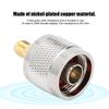2 Stück N Stecker auf SMA Buchse Vernickelter Kupfer Koaxialkabelverbinder Adapter 50 Ohm für Antenne