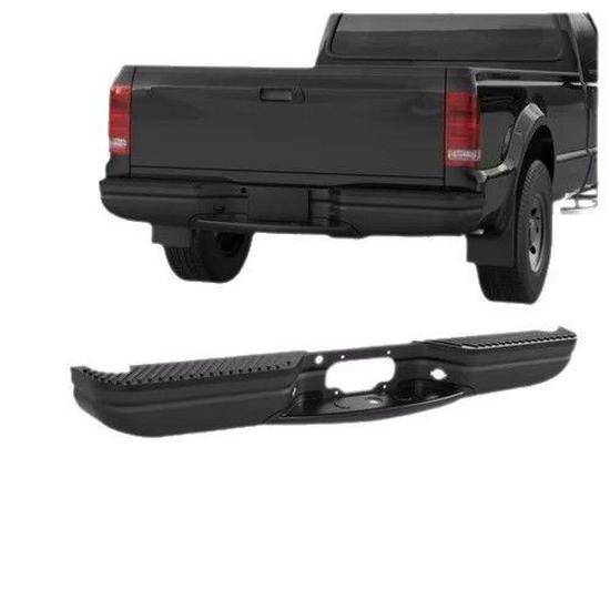 Задний бампер для Ford F150 1997-2004 / Ford F250 1997-1999 (Без отверстий) Spray-painted Black