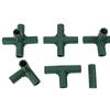 16mm Tube Connectors Garden Frame Connectors Weather Resistant 3-way Design 4-way Design 5-way Design Easy Installation