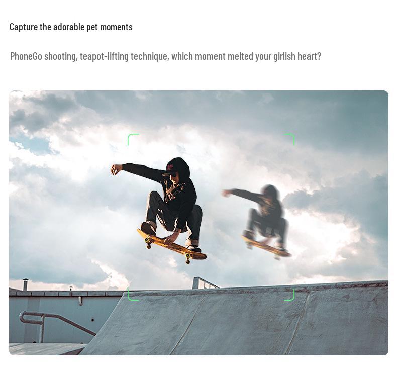 Capture2s Three-Axis Handheld Gimbal Stabilizer with Face Tracking for Douyin Live