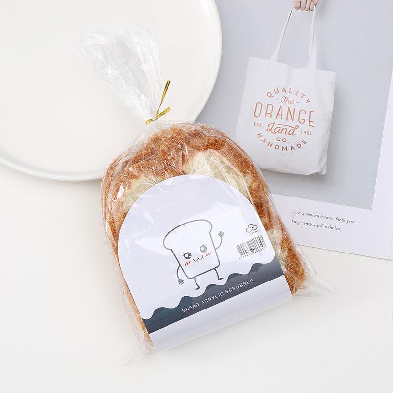 5PCS/Set Bread Toast Dishwashing Cloth Thick Oil-free Kitchen Dishwashing Towel Acrylic Dishwashing Cloth