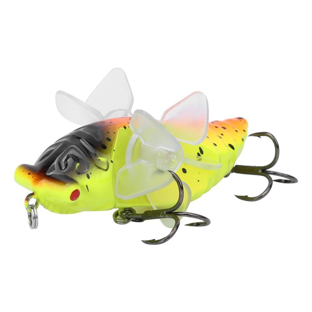 ABS Bionic Cicada Lures 15.5g Fishing Baits Durable Hard Fishing Lures  Lake Fishing