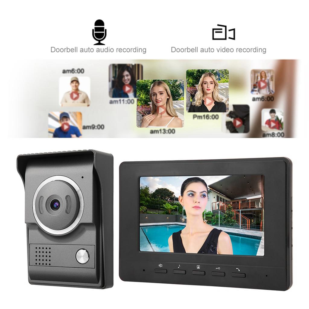 Video Intercom Voice Doorbells Two Way Talk Home Doorbell Intercom Kit110?