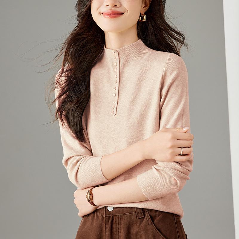 Damen Premium Winter Rollkragenpullover Top - Vielseitige kurze Basisschicht (2025)