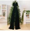 Extra Large Burgundy Velvet Christmas Bow for Tree & Window Decoration