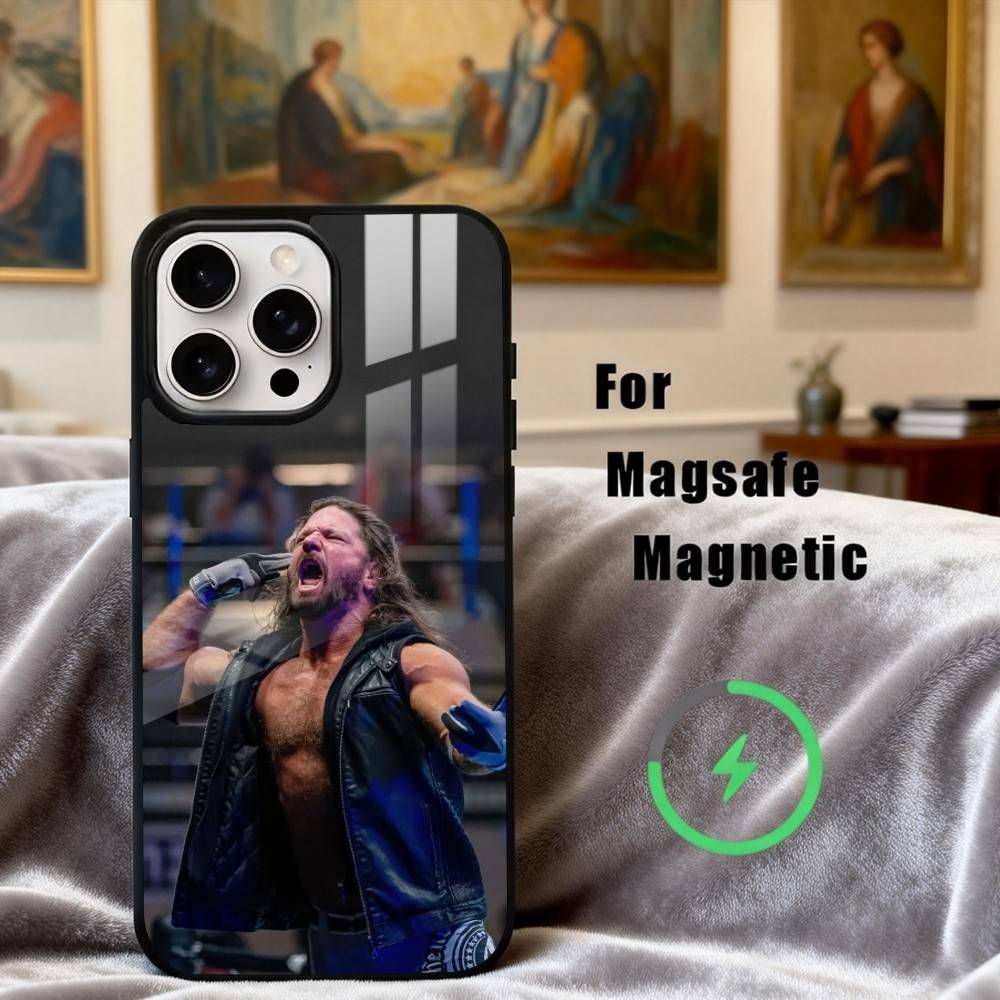 A-Aj Powerful S-Styles-S Phone Case For iPhone17,16,15,14,13,12,11 Plus,Pro Max Magnetic For Magsafe Wireless Charging