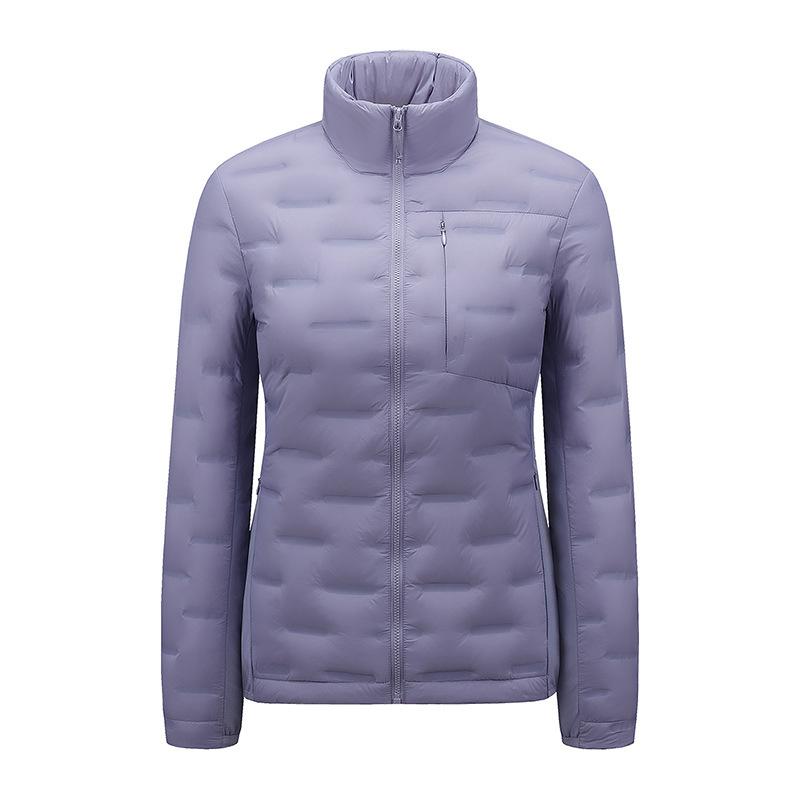 Light and thin down couple's outdoor sports to keep warm, light to carry, down jacket can be opened twice