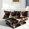 Cute Puppies Pattern 3D Printed Bedding Set Cute Animal Theme Duvet Cover Set Soft Comfortable Home Luxury Quilt Cover Set