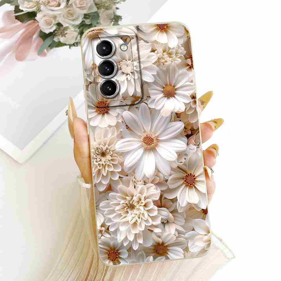 For Samsung Galaxy S21 5G Case New Design Floral Print Soft Silicone Cover For Samsung S21 5G SM-G991B SM-G991B/DS Phone Cases