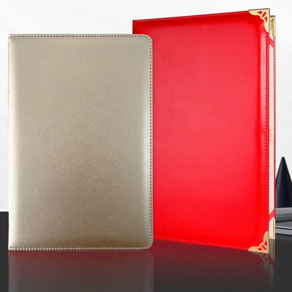 Hosted Speech A3 A4 Art Paper Hardcover Signing Contract Certificate Protector  Ceremony