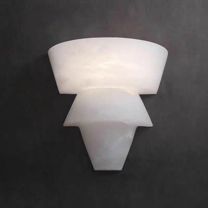 Spanish Alabaster Wall Lamp for Hotel, Villa, Stairway, Bedroom & Corridor Decor