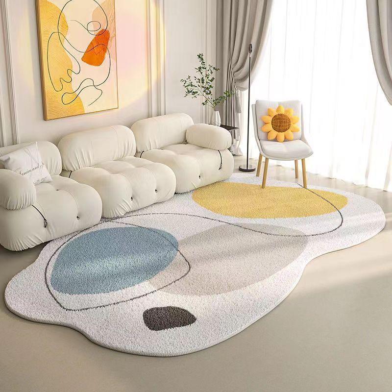 Irregular Carpet Living Room Non Slip Home Bedroom Bedside Carpet