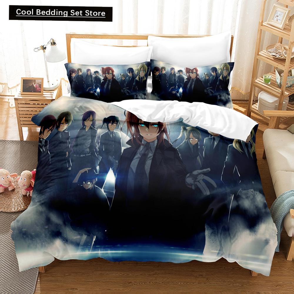3D Anime Love Live College Idol Festival Bedding Sets Duvet Cover Set With Pillowcase Twin Full Queen King Bedclothes Bed Linen