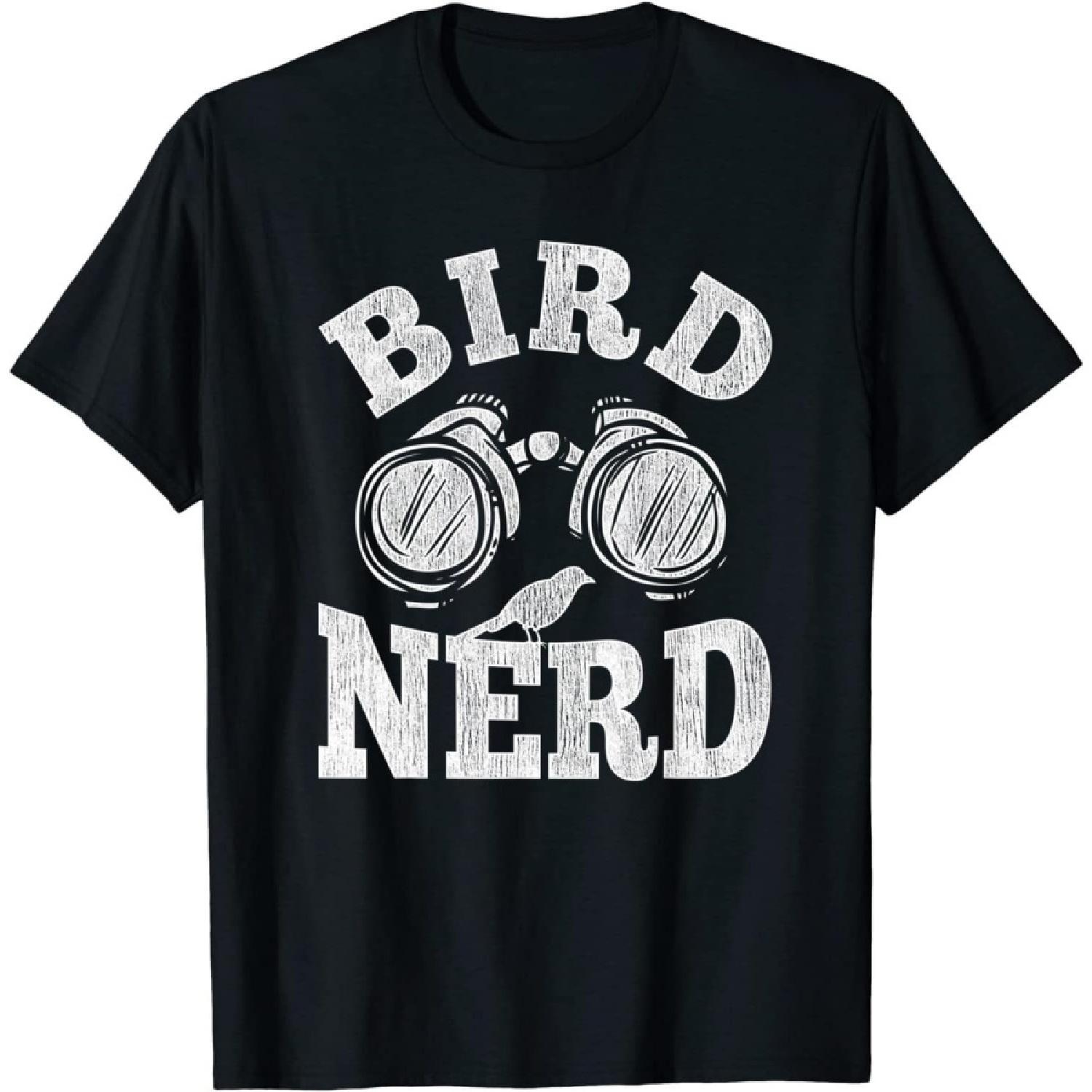 Funny Ornithology Bird Lover Design Bird Nerd T-Shirt, Long Sleeve Shirt, Sweatshirt, Hoodie S
