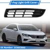 1 Pc Fog Light Grill for Volkswagen Passat 2007-2011 ABS Black Front Left Front Lower Bumper Fog Light Cover Inserts