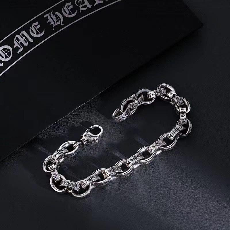 Retro Punk Rockowa Bransoletka z Listem i Krzyżem dla Mężczyzn i Kobiet – Minimalistyczny Luksusowy Styl