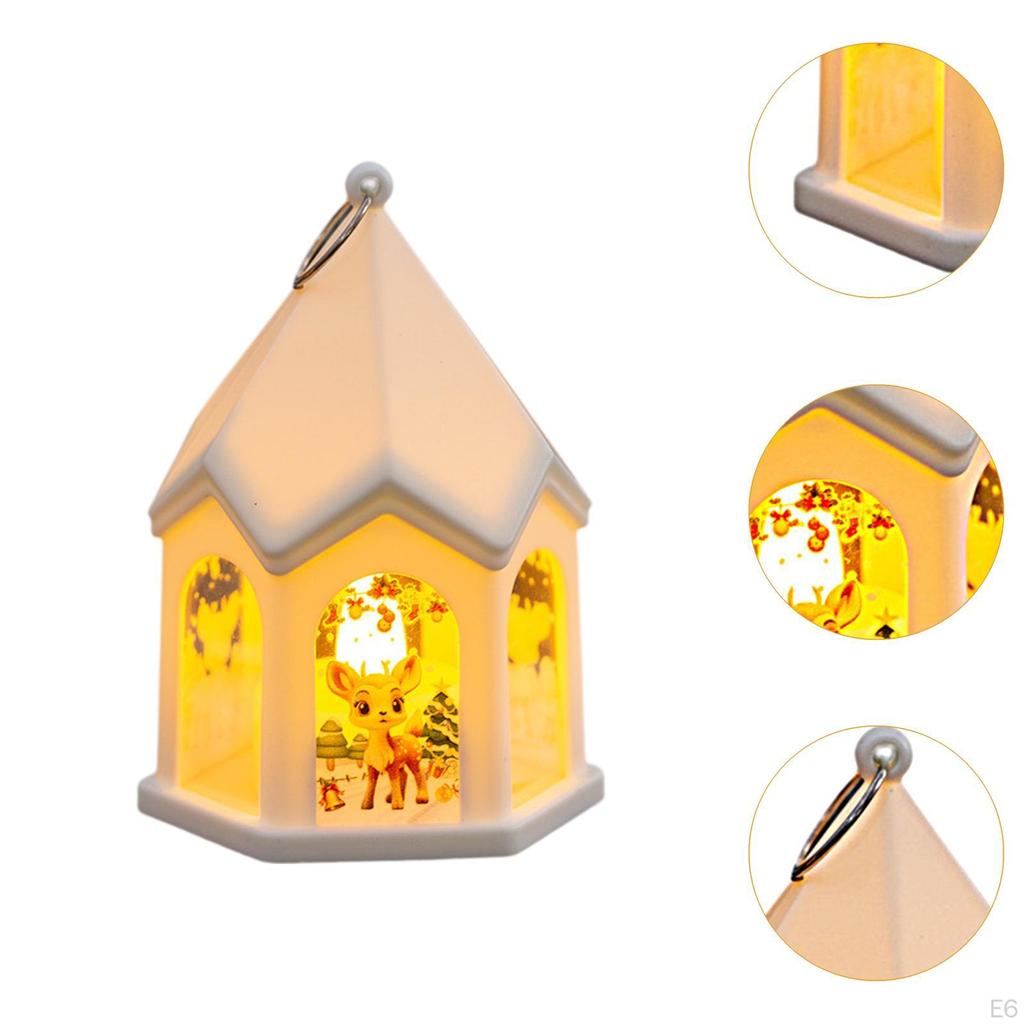 Christmas Night Light Decoration Statue Desktop Holiday Creative Ornaments Sculpture Small