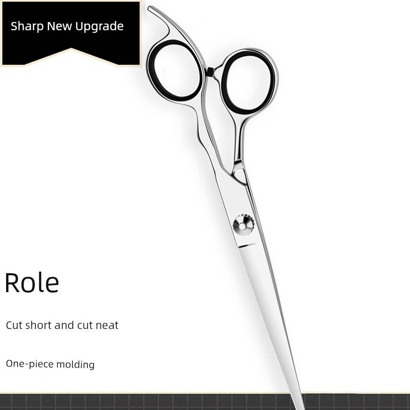 

Scissors Professional Hairdressing Hair Cutting Handy Gadget Straight Snips Thinning Scissors Bangs Hair Cutting Tool Suit For Home Men and Women Upgraded version [flat scissors] 2