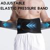 Plus Size Sports Lumbar Support Belt for Men & Women - Adjustable Waist Brace for Basketball & Fitness