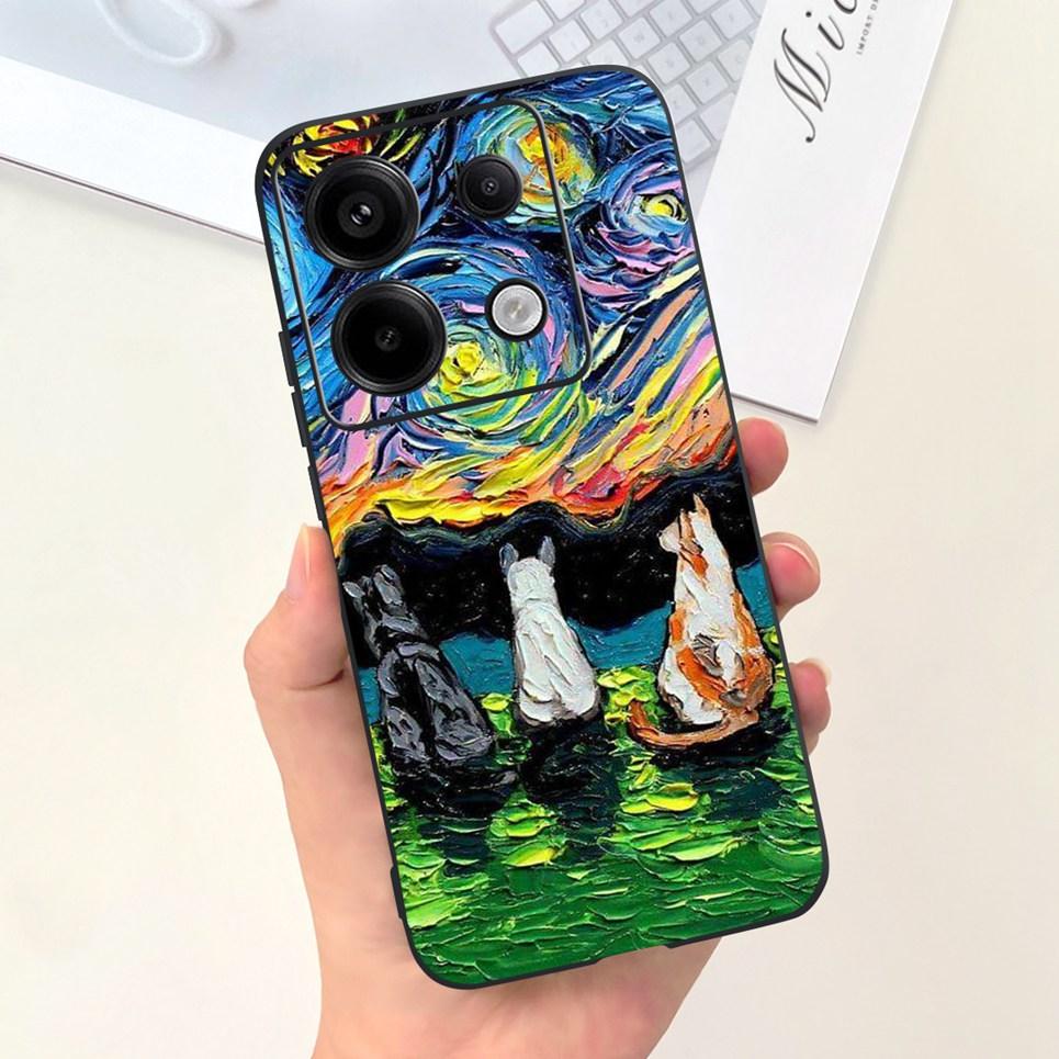 For Xiaomi Poco X6 Pro 5G Poco M6 Pro 4G Phone Case Luxury Candy Silicone Cute Animals Soft Back Cover For PocoX6 PocoM6 5G Capa