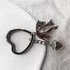 Heart Star Bowknot Charm Keychains Sweet Lovely Pendant Hangings Ornament Keyring Backpack Decoration for Women Girls