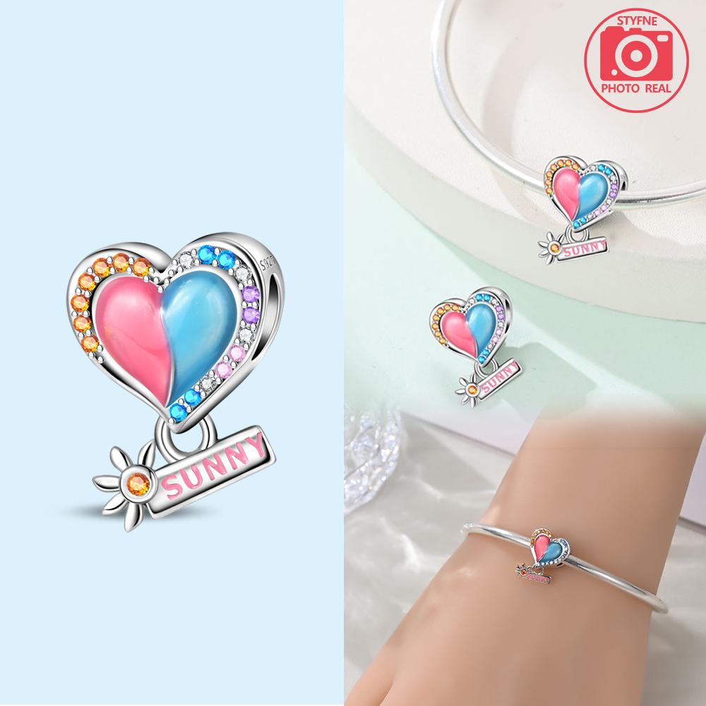 copper Colors Mr Island Pendant Compatible With Bracelets Sparkling Charm Bead Charms copper Colors Authentic Bracelets for Jewellery Making