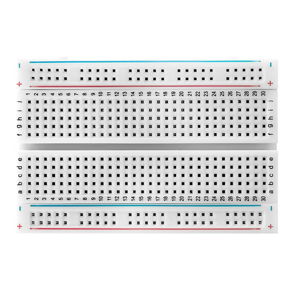 Universelle Experimentierplatinen 400 Punkt Lochrasterplatinen MB-102 Entwicklungs-DIY-Kit Lötfrei für Schaltungsaufbau und Inbetriebnahme