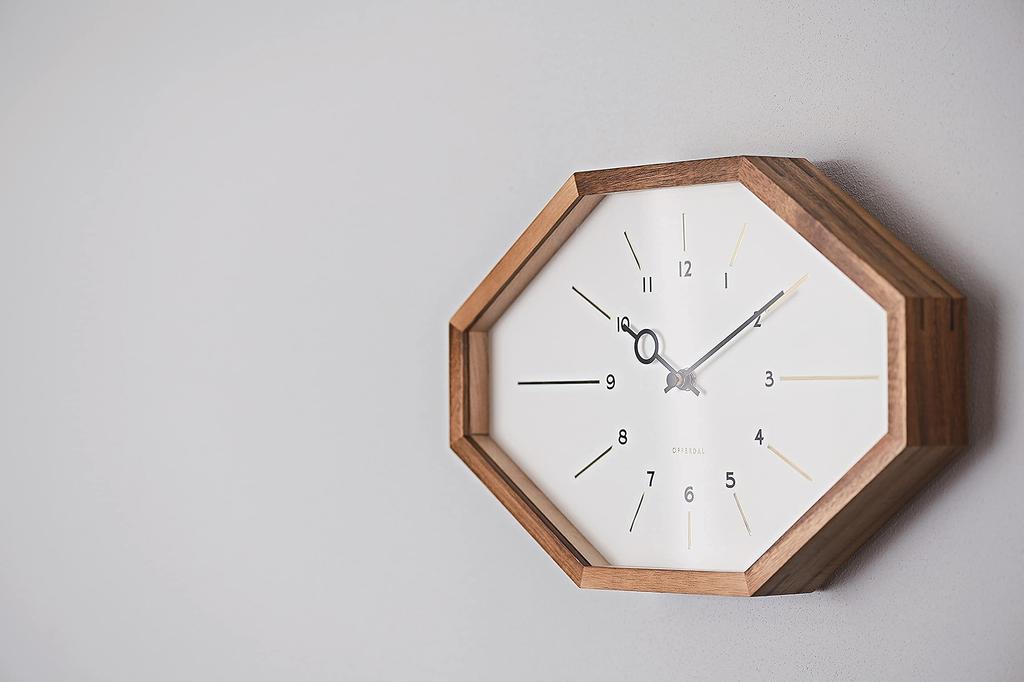 Interform Wall Clock Radio Clock Belmonte Black Gold Wood Width 33 X Height X Depth CL-3024BK 21.5 4.5