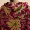 Nuovo Abito Maxi Floreale Vintage Donna Taglie Forti Oversize Ampio Con Cappuccio Manica Lunga Primavera Estate Abito Lungo Basic