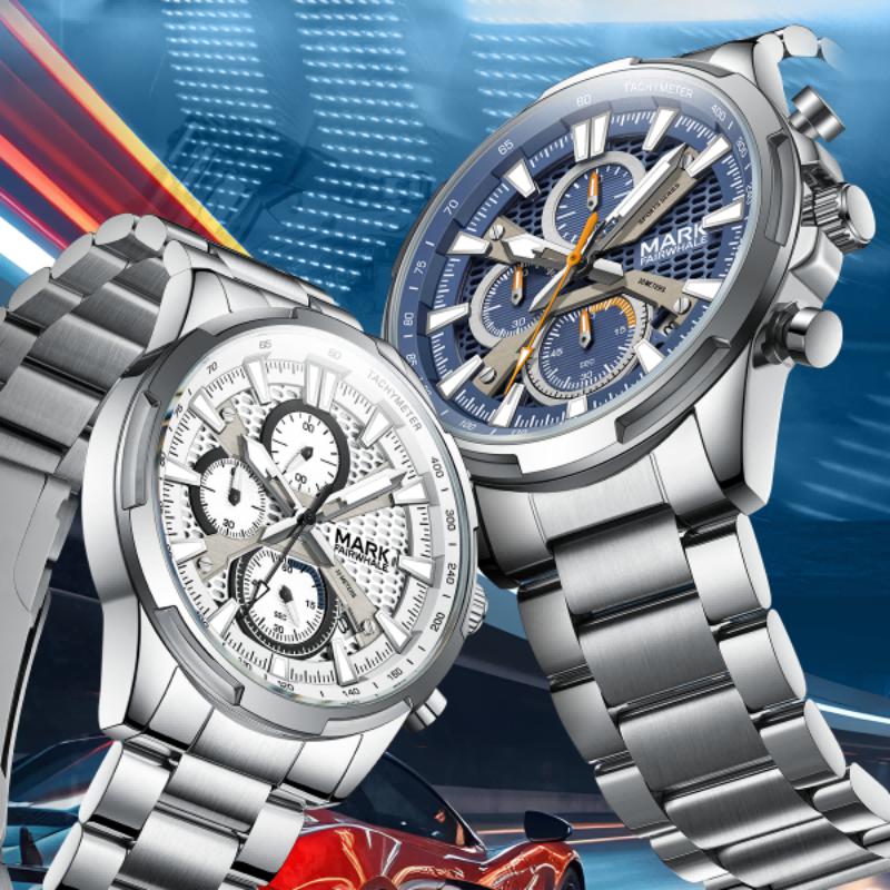 Mark Huafei Multi functional Men's Watch Brand Waterproof Fashion Quartz Watch Men's Fashion Gift