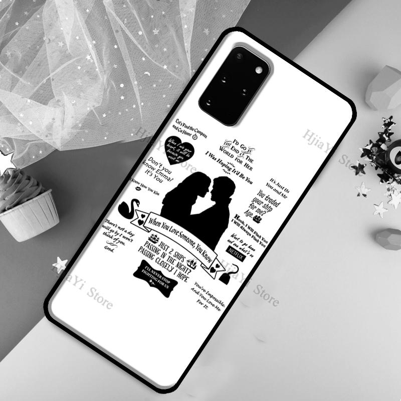 Captain Swan Once Upon A Time Phone Case For Samsung Galaxy S20 FE S21 S22 Ultra S8 S9 S10 Plus Note 10 20 Ultra Cover