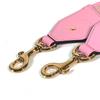 VERSACE logo  Shoulder strap Canvas/Leather pink/Black Unused