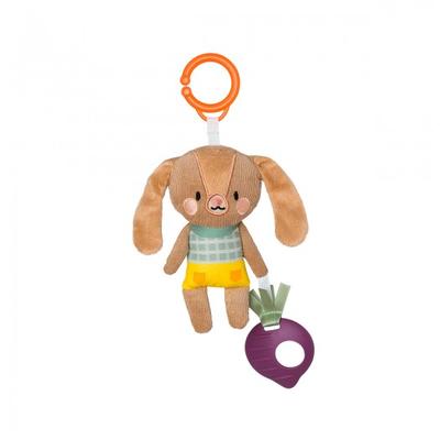 Taf Toys Edukačný prívesok-hrkálka kolekcia Kindergarten in the City – Jenny Rabbit