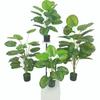 Nordic Style Green Apple Potted Plant with Simulated Flowers for Park and Landscape Decoration