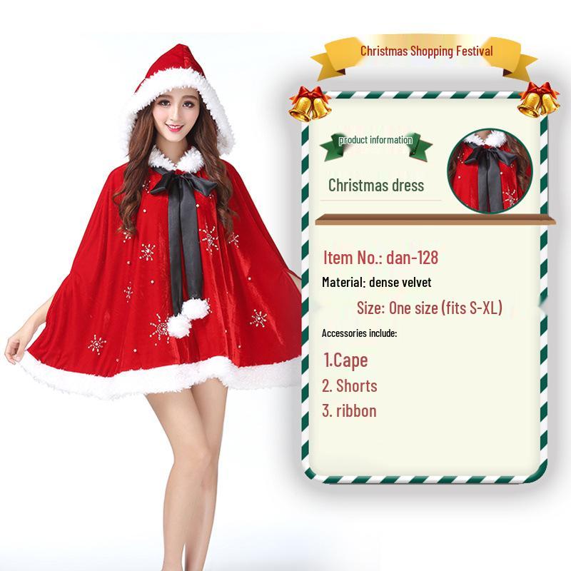 2023 Weihnachtsmann Weihnachtskostüm und Cosplay-Outfit-Set