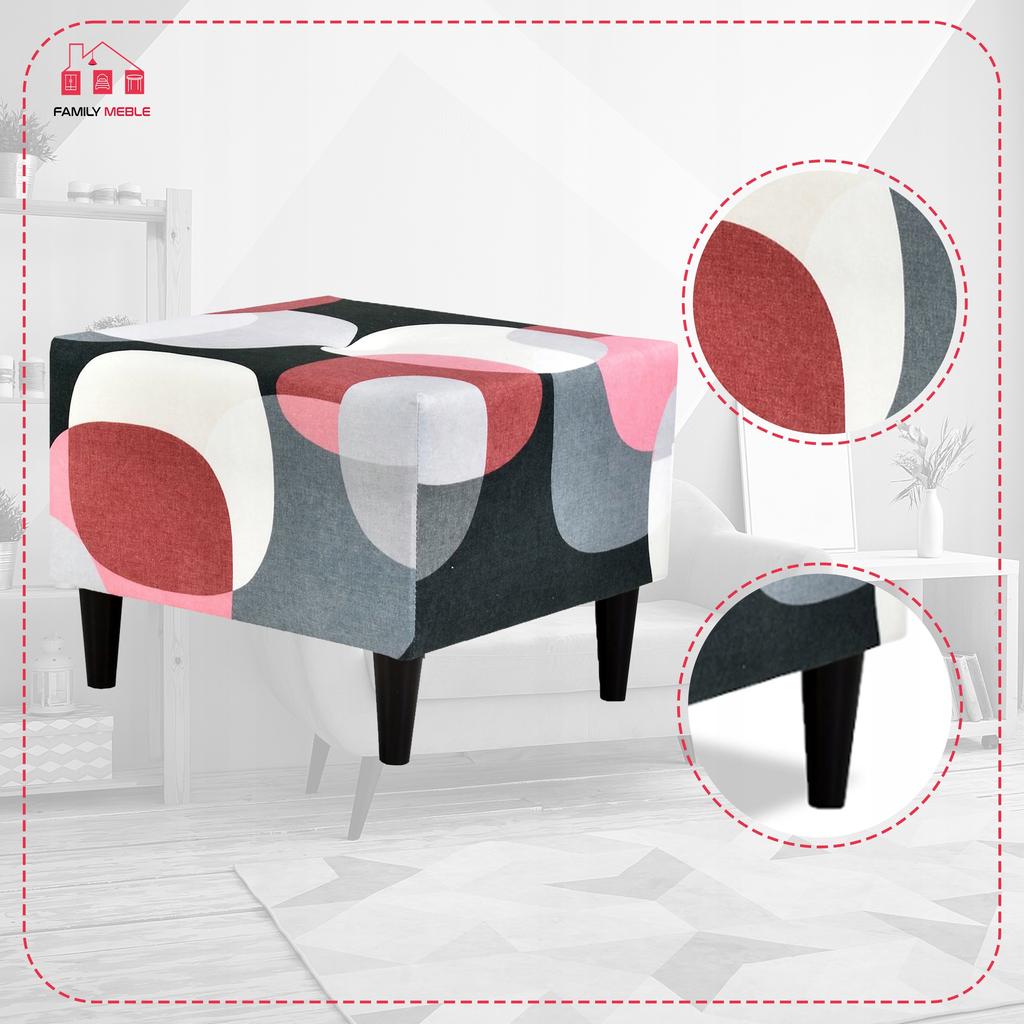 Pouf Fußstütze Sitz Ari Print Family Furniture