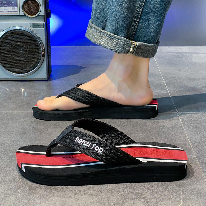 Papucs férfiaknak menő papucs férfiaknak csípős strandcipő hétköznapi nyári trend csúszásmentes személyre szabott divat kültéri viselet