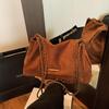 1Pc Women's Fashion Niche Messenger Bag 2025 Autumn and Winter New Chain Underarm Bag Suede Foreign Style Versatile Single Shoulder Messenger