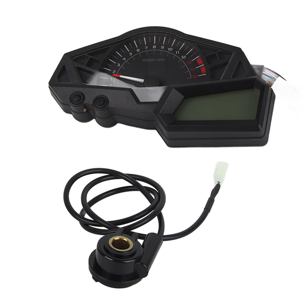 LCD Motorrad Tacho Drehzahlmesser Kraftstoffanzeige 15000 U/min Passend für NINJA 300