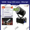 CAOX 5000W Outdoor Sky Rose Rotating Searchlight