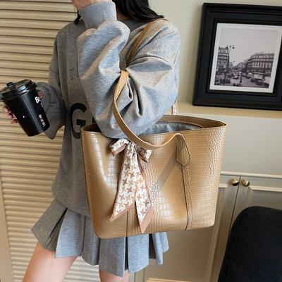 Tote Bag Women's Large Capacity 2025 New Summer Versatile Shoulder Bag Premium Sense Work Bag
